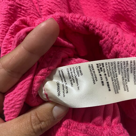 Anthropologie Maeve Pink Smocked Boat Neck Pullover - Picture 5 of 5